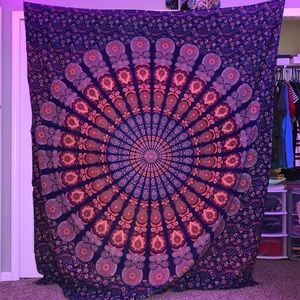 King sized mandala tapestry